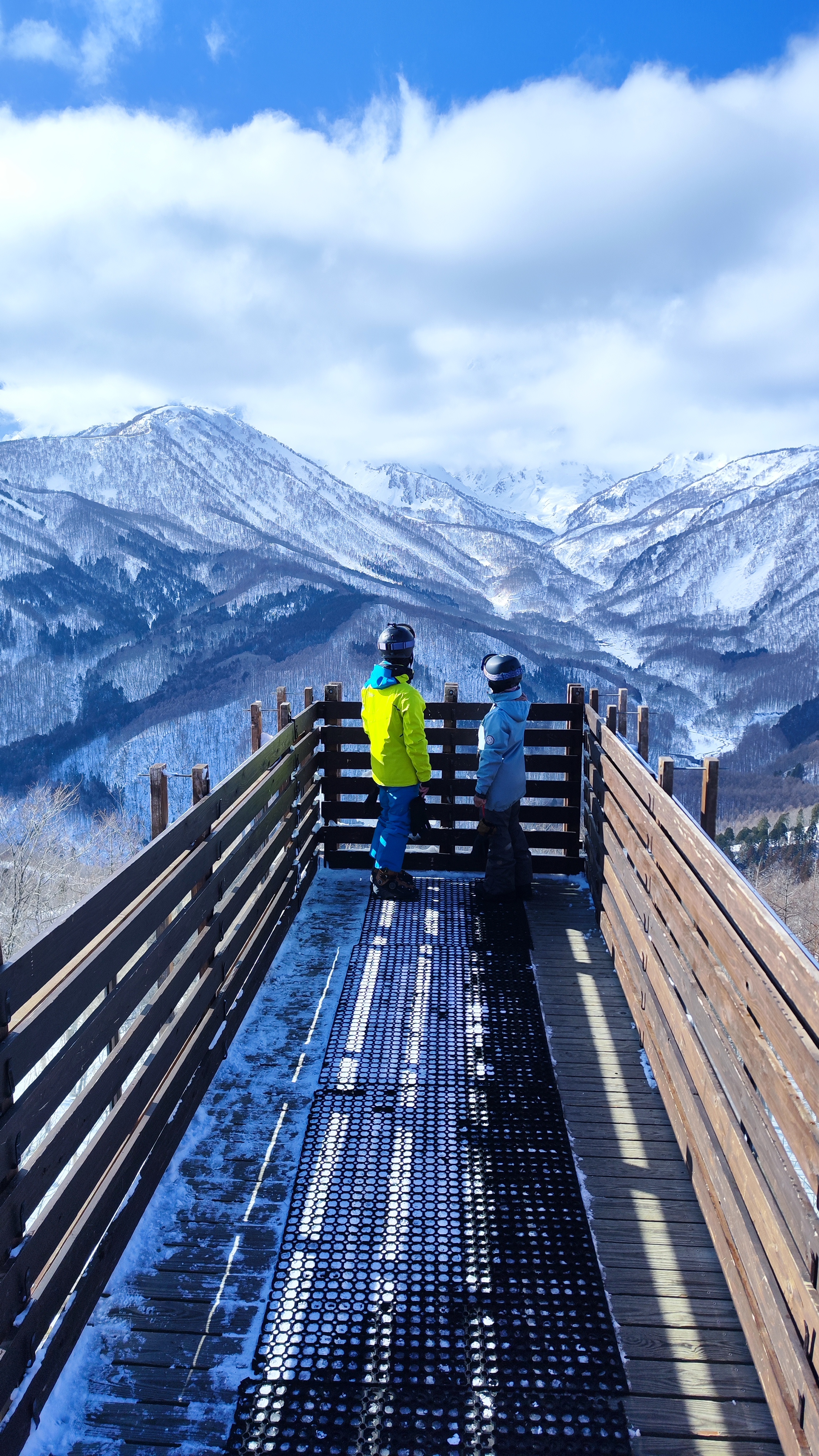 วิวลานสกีและเทือกเขาแอลป์ที่ฮาคุบะ