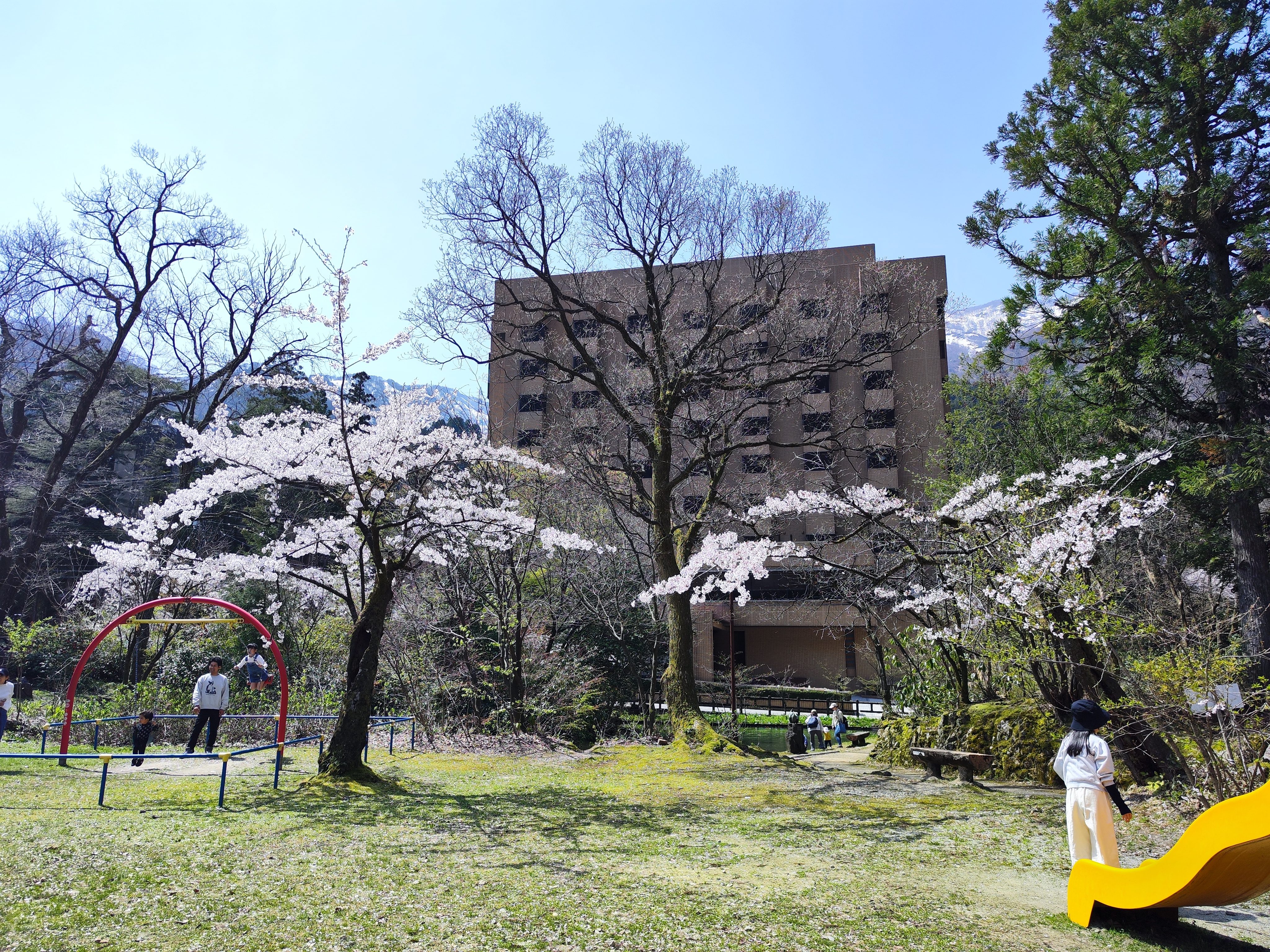 สวนของโรงแรม